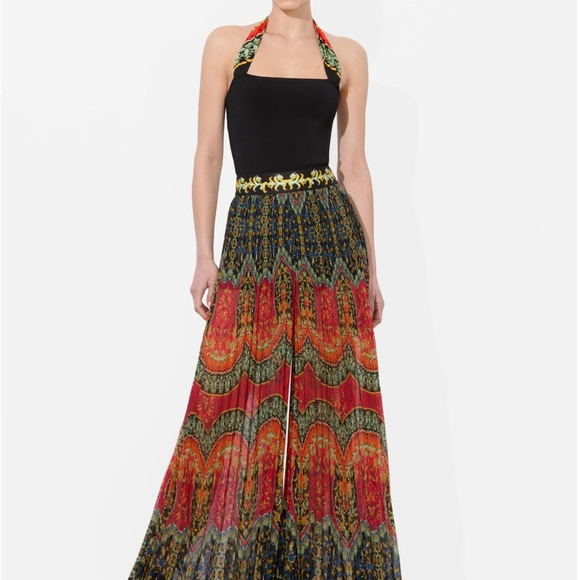 Alice + Olivia Copen Wide Leg Pants, Love Note - Picture 5 of 11